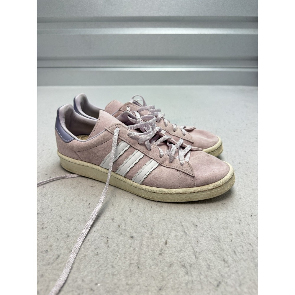 Adidas Shoes Mens Campus 80s 8.5 Pink Suede Originals Low Top FS8087 Sneakers